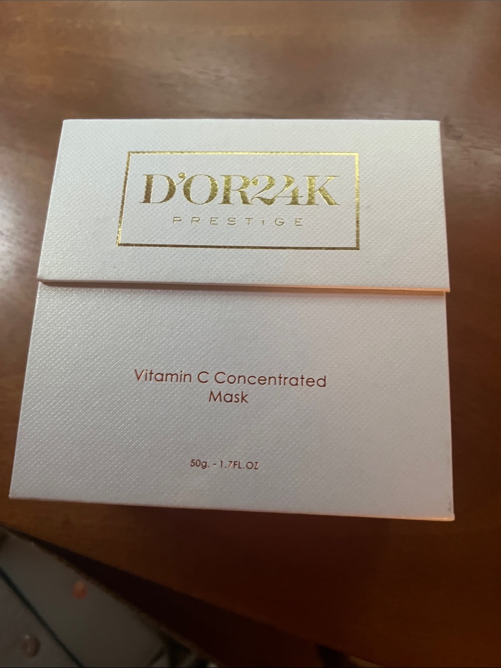 D'OR24K Prestige Vitamin C Concentrated Mask - White & Gold Box